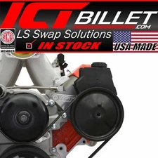 LS Truck Power Steering Bracket Kit Swap 5.3L 6.0L 4.8L (LS1 Camaro PS Pump)