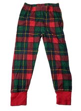 Place Plaid Red Green Black Pajamas PJ Jogger Mens Pants Size 4