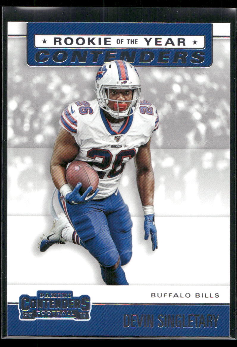 2019  Panini Contenders Devin Singletary RYA-DS Rookie of the Year Buffalo Bills