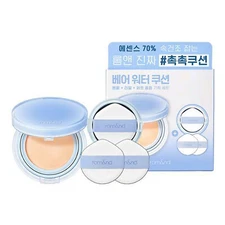 ROM&ND Bare Water Cushion 20g +Refill 20g +Puff  Vegan 3 Shades NEW K-Beauty