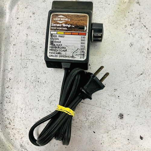 Sunbeam Electric Skillet 61B1 Fry Pan Dome Lid Cord👇Vintage Tested