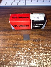 10 VR/WESSON SPG422 CARBIDE INSERTS GRADE VR73 FACTORY PACK MADE IN USA