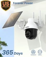 Solar Camera Security Outdoor - Security Cameras Wireless Outdoor with 360° P...