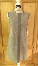 Hochwertiges Veloursleder-Etuikleid - Conleys - neu/Etikett - Neupreis ca. €229