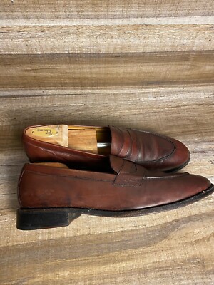Cole Haan Men’s Burgundy Leather Penny Loafers Size 11.5 D Cole Haan Bragano Penny Loafers Size 11.5 Men main image 3