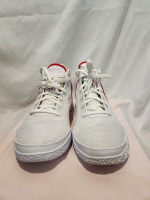 Men's Size 12 - Nike Zoom LeBron NXXT Gen TB White/University Red RARE