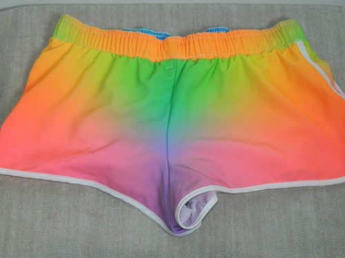 Grindr Mens Swim Shorts Size Small Multicolor Drawstring Waist Mid Rise LGBT - Picture 2 of 6