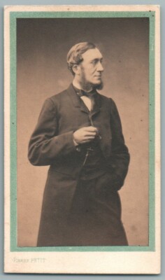 CDV 1860 man personality to identify. Antique Pierre Petit Photo in Paris