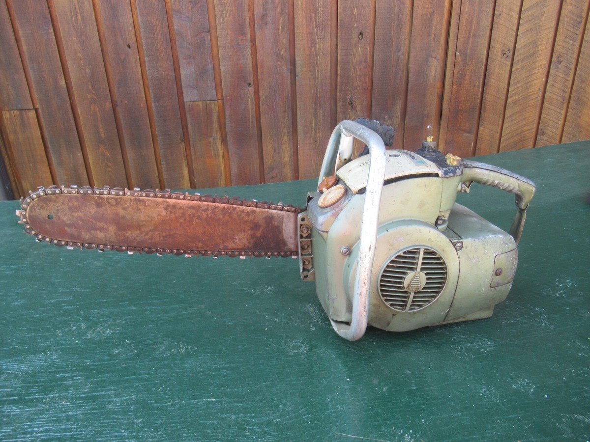 ヴィンテージ 塩胡椒サーバー Vintage PIONEER 550 Chainsaw Chain Saw with 16