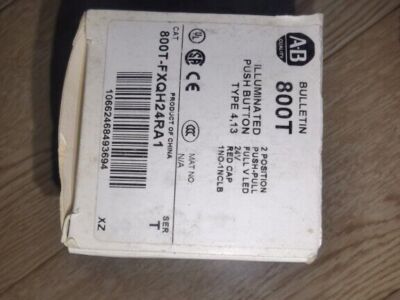 1pcs New   button switch 800T-FXQH24RA1 24V RED CAP 2POSITION #WD1