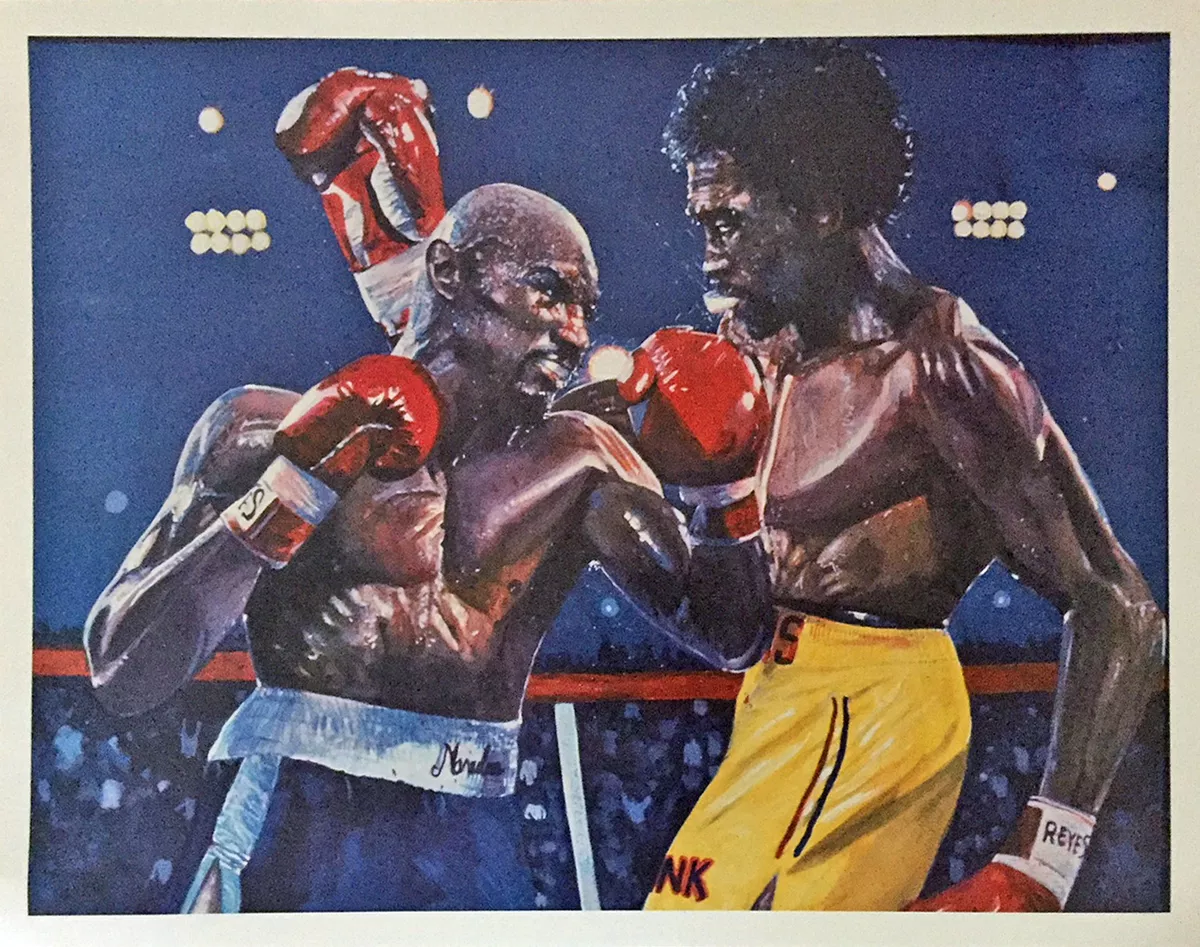  Hagler VS Hearns Boxing Poser: Posters & Prints