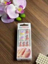 KISS imPRESS PRESS-ON PEDICURE 24 Toenails Zehenn&auml;gel HONEY BEE, 96913