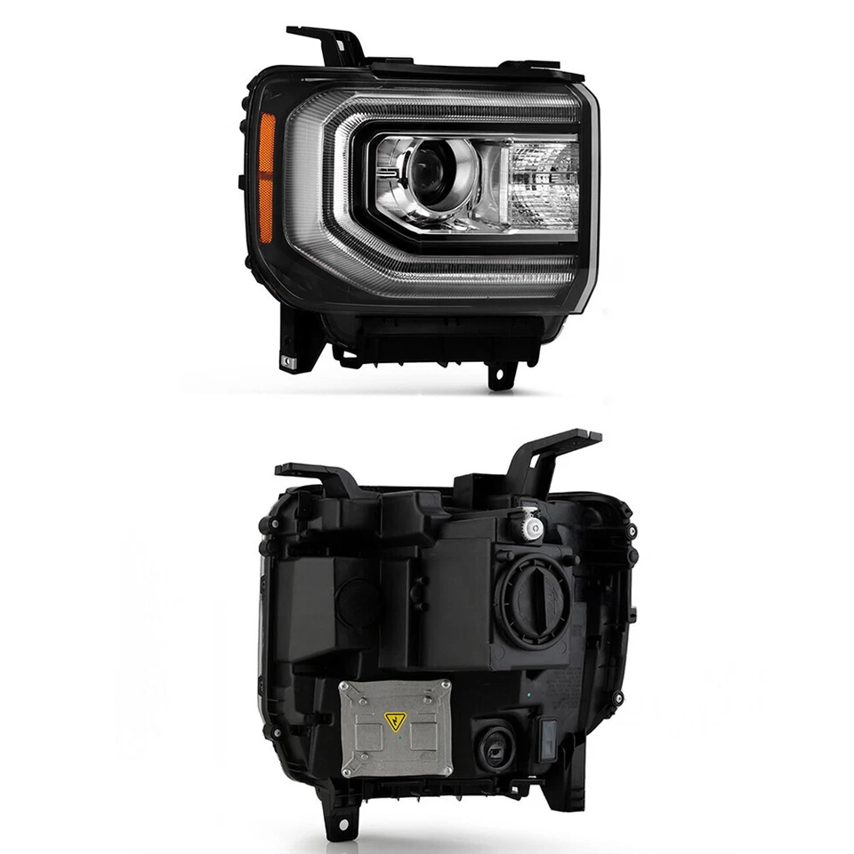 HID/Xenon Headlight 2016 2017 2018 GMC Sierra 1500 Projector Type Passenger Side - Изображение 4 из 4