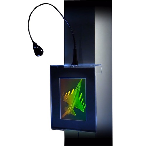 F-16 Fighter Jet 2-Channel 3D Hologram Picture PHOTOPOLYMER Lighted Wall Mount - Picture 3 of 12