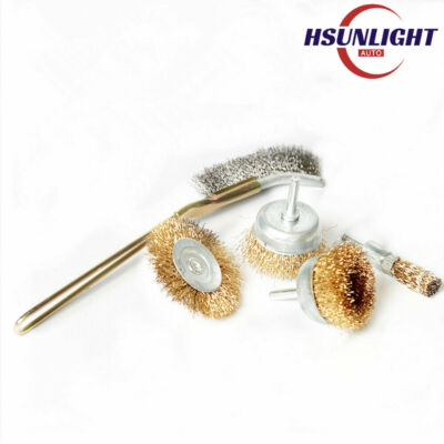 New Auto Wheel Hub Polishing Derusting Rotary Wire Brush Tool Kits