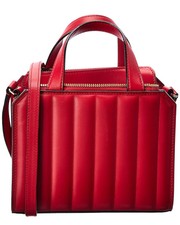 Valextra Passepartout Mini Leather Tote Women's Red