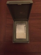 Briquet CHAMP en métal argenté grand modèle vintage dans sa boite Comme Neuf