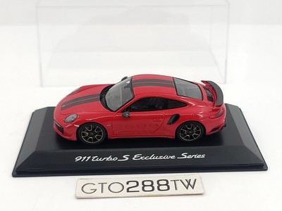 ミニカー Porsche 911 Turbo S Exclusive Series Dealer 1:43 Porsche 911(991.2) Turbo S Exclusive Series(Red)by