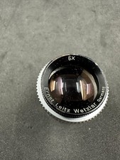 Ernst Leitz Wetzlar 6-fach Lupe Münzlupe/Briefmarkenlupe