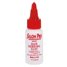 Salon Pro White Hair Bonding Glue [Super Bond] 1 Oz,