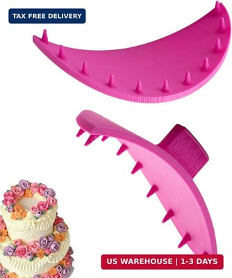 2 PCS Cake Arch Guide Tool - Cake Piping Guide for 6''-10'' Cakes, Ruffle Marker S
