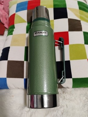  Vintage Legendary Alladin Stanley Thermos USA Classic Hammertone Green
