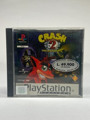 Crash Bandicoot 2 Platinum Sony PlayStation 1 PS1 PAL ITA Missing Front TESTED