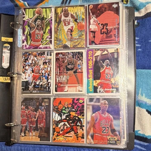 Fleer Topps Upper Deck Michael Jordan Chicago Bulls Card Lot 100 Cards