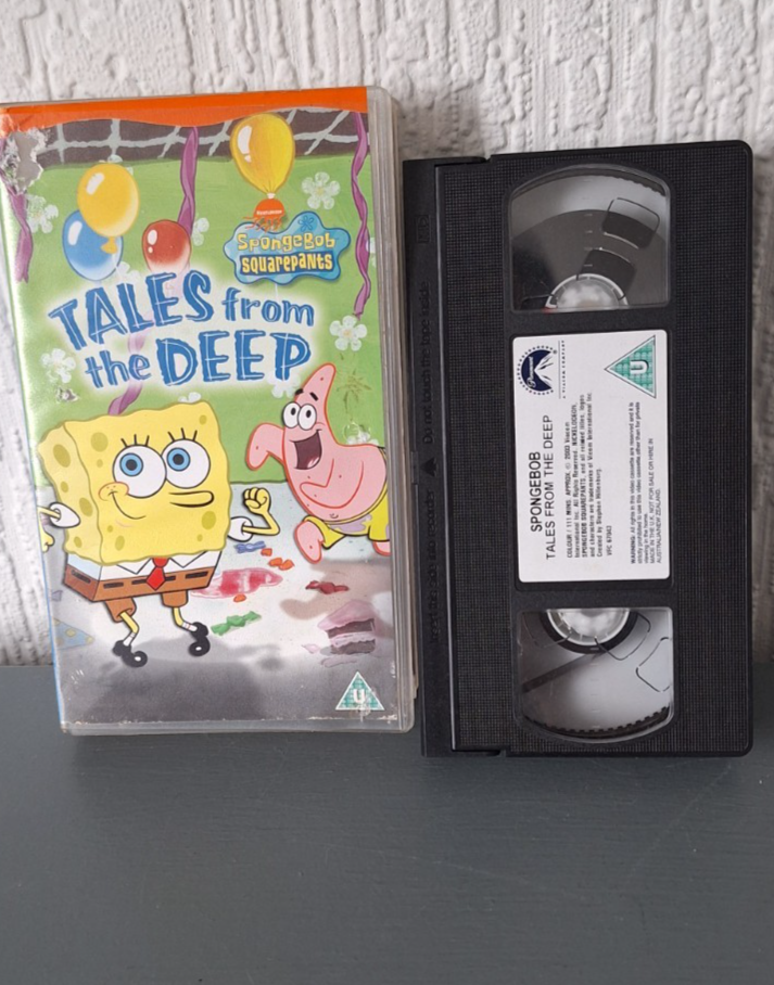 SPONGEBOB SQUAREPANTS ~ TALES FROM THE DEEP ~ VHS