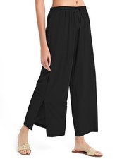 Women's Wide Leg Yoga Pants Quick Dry Lightweight Travel Lounge Sweatpants