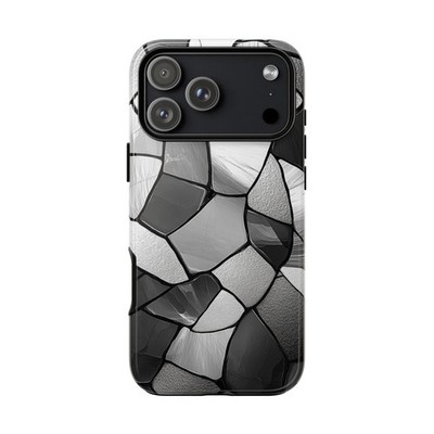 Phone Ink - iPhone | Galaxy | Pixel Case - Lunar Silver Opal Glass Mosaic
