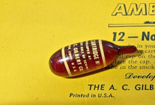 HTF 1 "FULL" TUBE GILBERT ERECTOR AMERICAN FLYER SMOKE CARTRIDGE NO 25 SMOKE SET