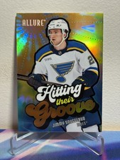 2025-26 UD ALLURE JIMMY SNUGGERUD #HTG-9 HITTING THEIR GROOVE ORANGE ROOKIE