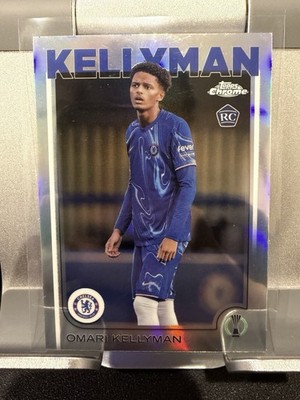 2024-25 Topps Chrome UEFA Club Competitions Omari Kellyman Refactor #106 (RC)