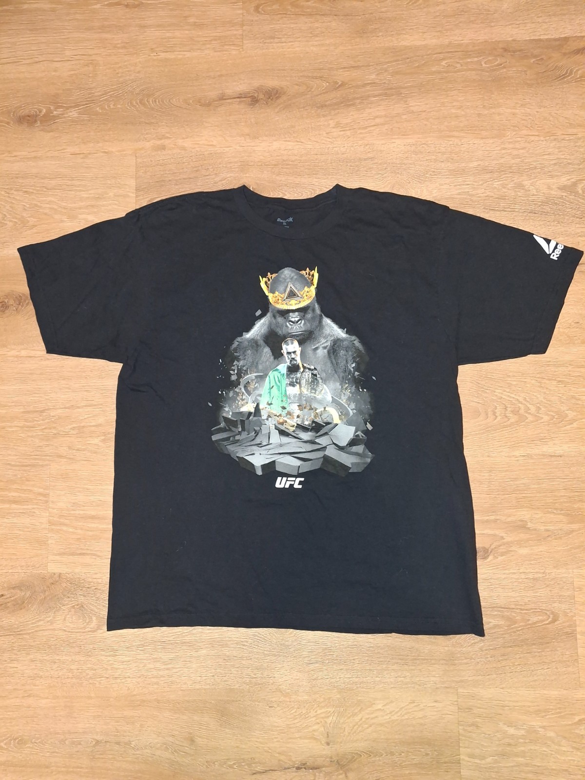 Conor McGregor UFC Champion Reebok Size XL 100% Cotton MMA UFC Rare