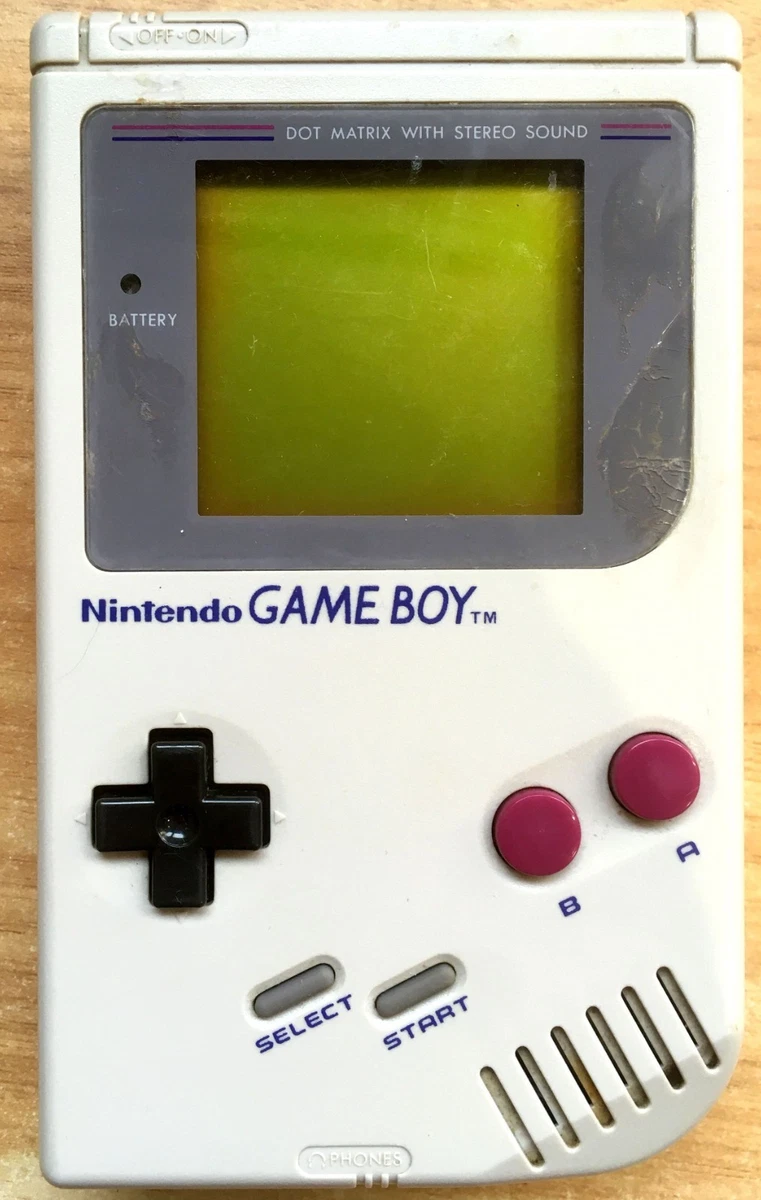 Nintendo Game Boy Fat (Originale) - En Boîte - Console Jaunie - Version Espagnole