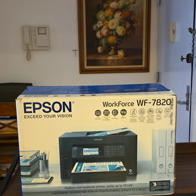 Epson WorkForce WF-7820 Color All-In-One Inkjet Printer Wireless Ethernet A3