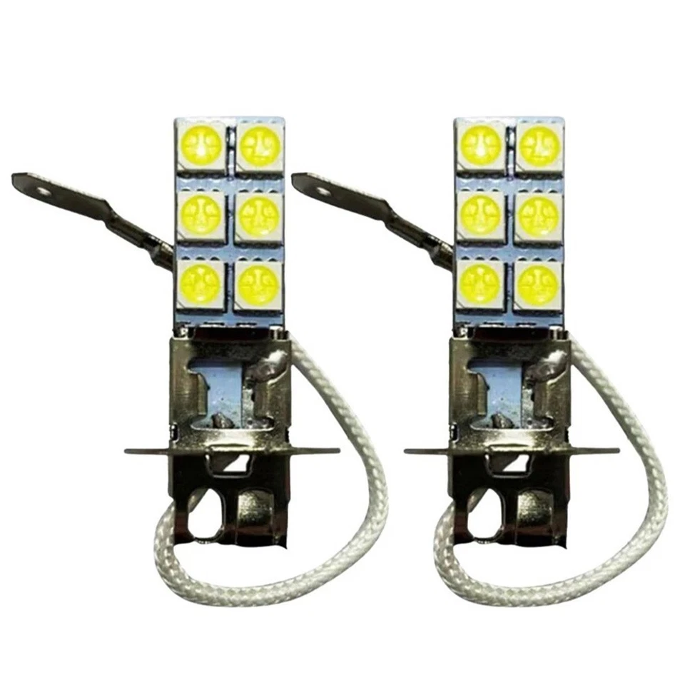 2PCS 55W H3 LED Headlight Bulbs for Optimal Heat Management and Long Lifespan - Image 3 of 4