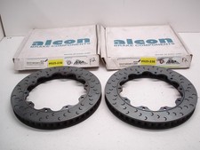 2 New Nascar Alcon Div2146x481c48 Rl Disc Brake Rotors 32mm X 312mm Dyno Bedded