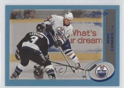 2002-03 Topps O-Pee-Chee Blue 357/500 Mike Comrie #22 m5x