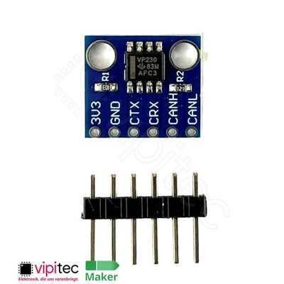 CAN Bus Transceiver Modul | 3,3V Seriell zu CAN-Bus Converter SN65HVD230 Board