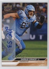 2024 Upper Deck CFL Auto Darius Ciraco #36 Auto l5j