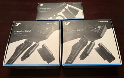 2 Sennheiser XSW-D Vocal and 1 Lavalier Set Digital Wireless Microphone System