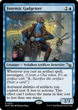 MTG Forensic Gadgeteer [Murders at Karlov Manor] Near Mint Magic