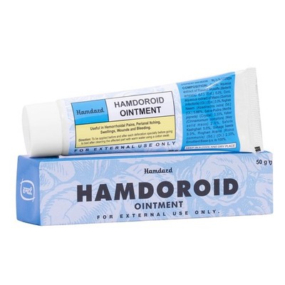 Hamdard Hamdoroid Salbe für Hämorrhoidenhaufen Juckreiz Linderung 50 gms