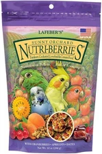 Lafeber's Sunny Orchard Nutri-Berries Nutritional Bird Food 10-Ounce - 2 Pack