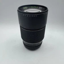 SOLIGOR 80-200mm F4.5 Multicoated Zoom+Macro C/D Auto Lens Nikon F Mount