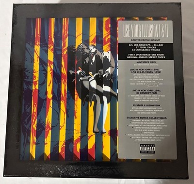 Guns N Roses Use Your Illusion I & II Super Deluxe 12 LP Vinyl Box