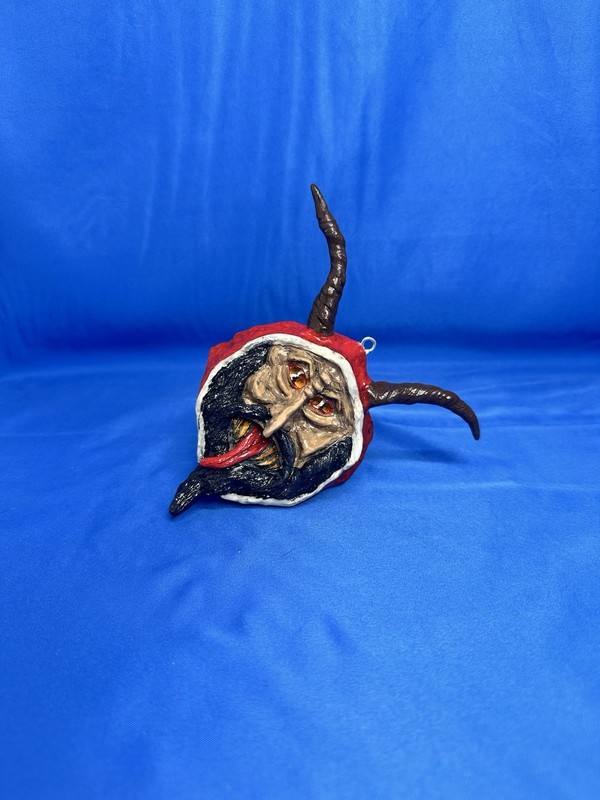 Resin Krampus Ornament Christmas Horror Decoration Home Decor 5” Tall