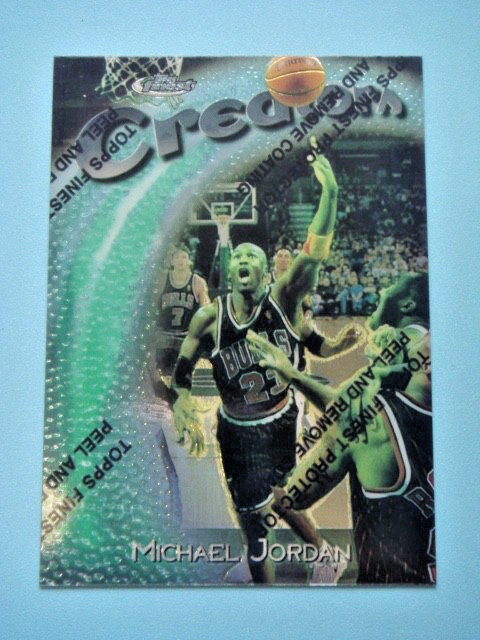 Michael Jordan 1997 Topps Finest #287 Silver - Base (No Coating